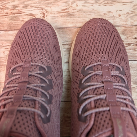 Skechers Ladies UltraFlex Bungee Slip On Sneaker Tennis Shoes Mauve Women's 6.5 - Picture 4 of 16